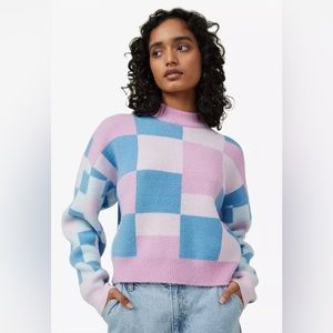 Cute Pastel Colourblock Sweater